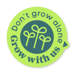 Grow With Us stamp