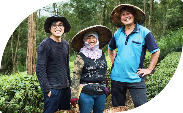 Passionate volunteers working together in a vibrant urban community garden