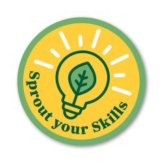 Sprout your skills stamp